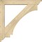 Ekena Millwork Imperial Traditional Rough Sawn Bracket w/ Offset Brace, Douglas Fir, 6"W x 38"D x 38"H BKT0604X38X38IMP01RDF - alternate 3